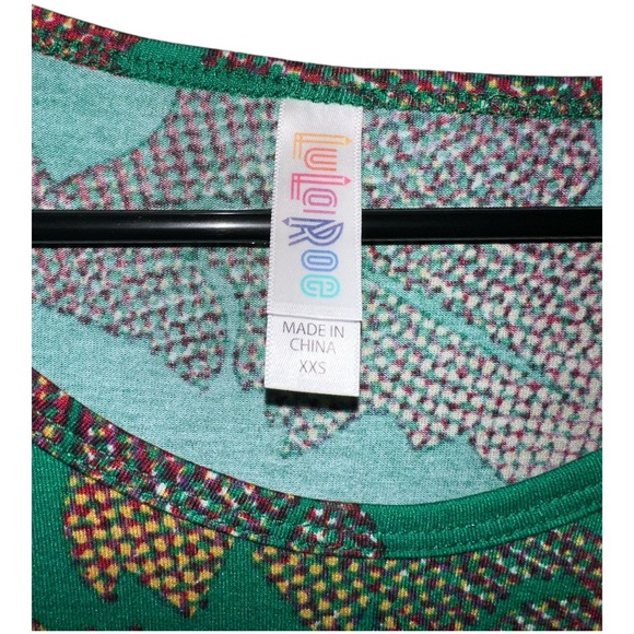 Lularoe fall leave top. Size xxs - Picture 2 of 2